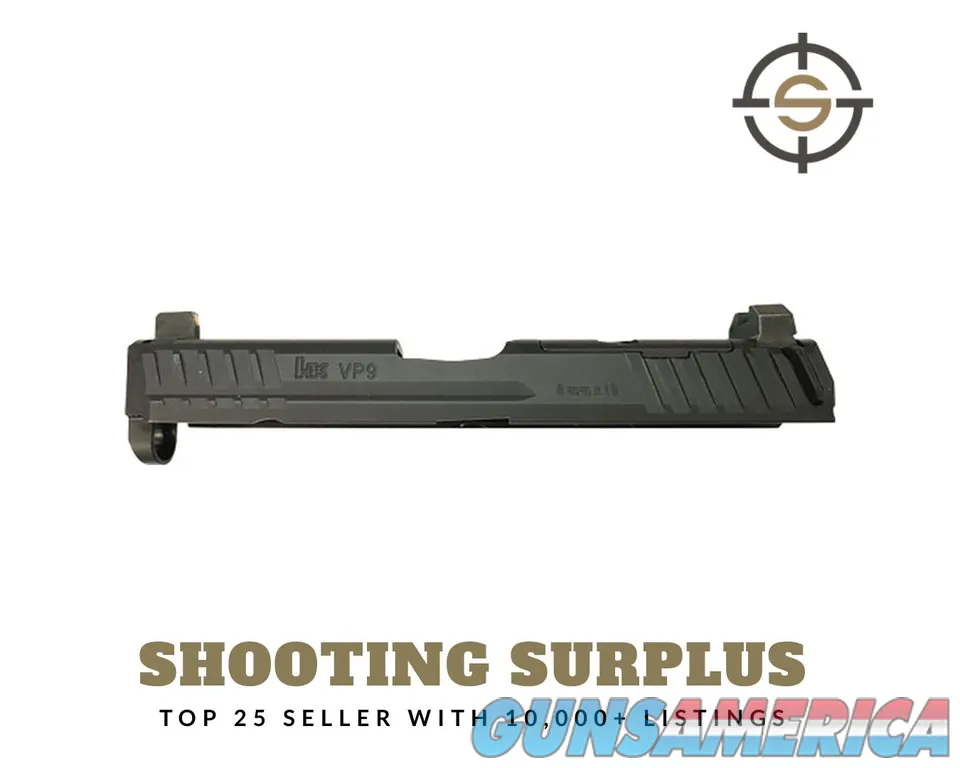 Heckler &amp; Koch Vp9 Slide Kit Optics Ready W/ Elevated Sights 51001080