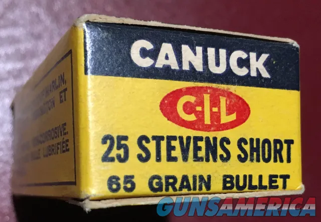 NOS CIL (Canuck) 25 Stevens Short ammo