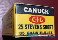 NOS CIL (Canuck) 25 Stevens Short ammo