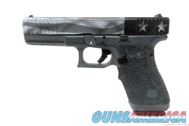 Glock 20 Gen4 10mm 4.61" Barrel One Of a Kind USA Flag Semi Auto Pistol