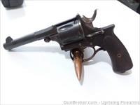 Antique Belgian Nagant .450 11mm revolver Double action