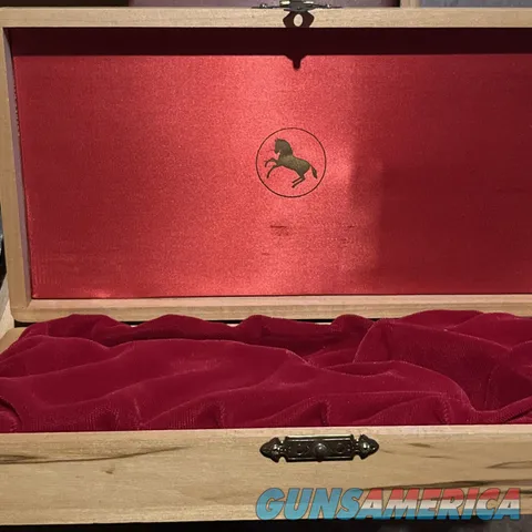 Colt Kansas Series Cow Towns Wichita Revolver Wood Box Case Display Img-5