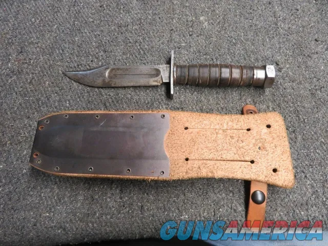 VIETNAM WAR US GI PILOTS SURVIVAL KNIFE-CAMILLUS 1967 Img-3