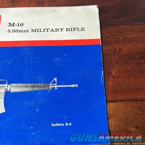  Colt M16 Brochure 5.56 Military Rifle Bulletin D-4 Img-2