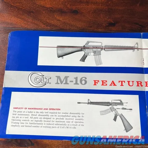  Colt M16 Brochure 5.56 Military Rifle Bulletin D-4 Img-5