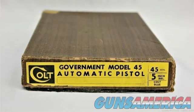  Colt Government Model 45 Automatic Pistol