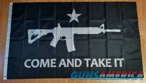AR15 "Come And Take It" Flag 3ftx5ft