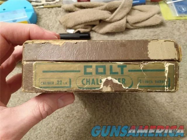 Colt Challenger .22 Factory Box w End Label