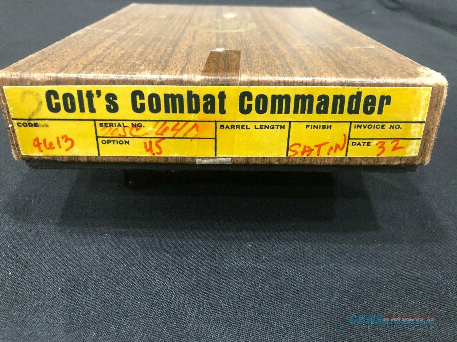 Colt Commander .45 Pistol Box w/ Origina