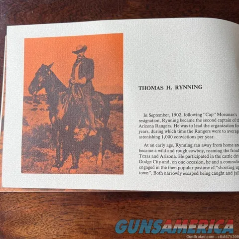 Colt Firearms Arizona Rangers Booklet 1972 Img-4