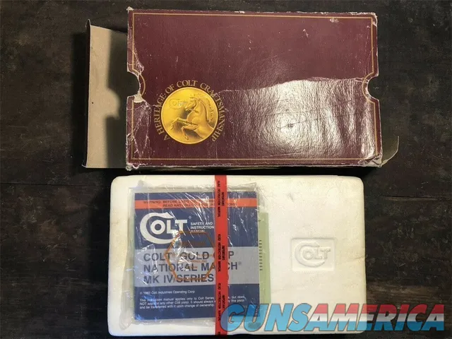 Colt Gold Cup National Match MK IV/Series 80 Original Box Img-3