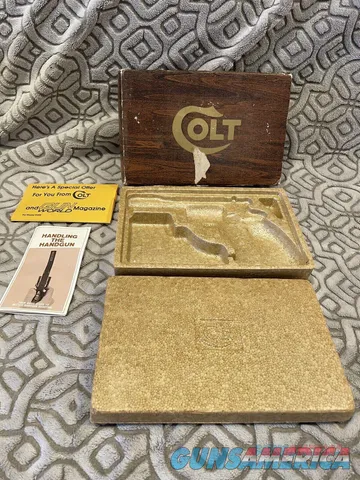 Colt COBRA 38 Special Revolver Original Box 1976 