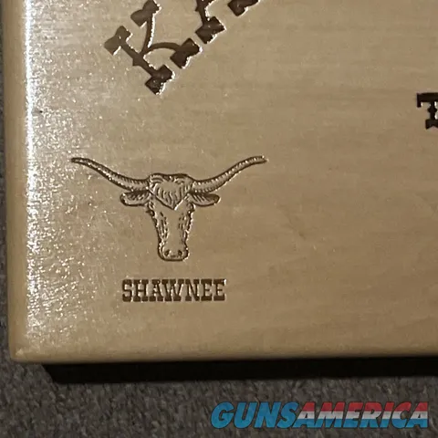 Colt Kansas Series Trails Shawnee Pistol Revolver Wood Box Case Display Img-2