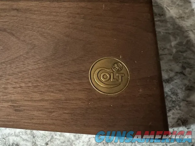 Colt NRA Centennial First 100 Years Commemorative Walnut Case with Key Img-4