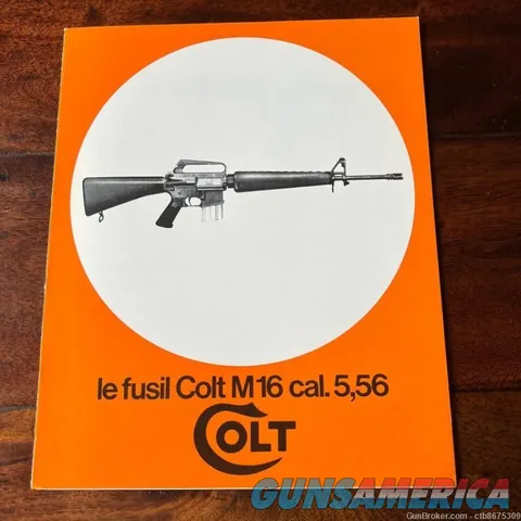 Colt Rifle Brochure in French Tri Fold Img-1