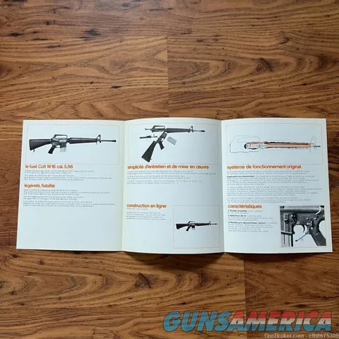 Colt Rifle Brochure in French Tri Fold Img-2