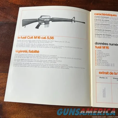 Colt Rifle Brochure in French Tri Fold Img-3