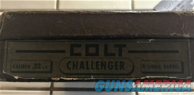 Colt  Challenger Cal.22  4.5 " Barrel  Original Box