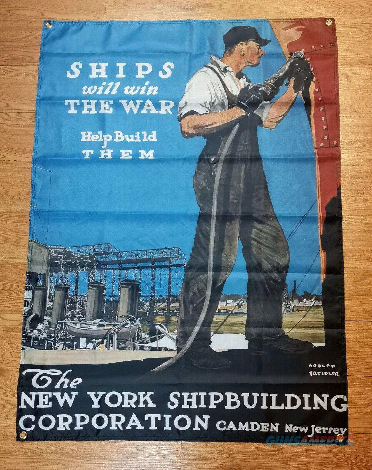 New York Ship Building Corporation Camden NJ Flag 3x5ft