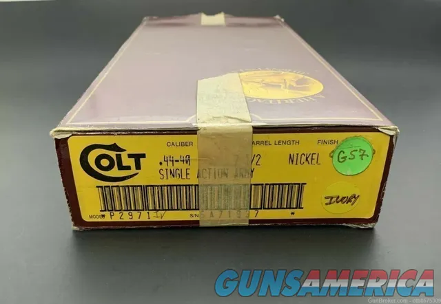 Colt SAA .44-40 Model 7-1/2" Barrel Original Box & Insert