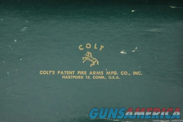 Colt Woodsman Match Automatic .22 6 Barrel & Factory Gun Pistol Box Img-5