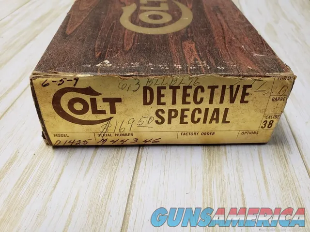 Colt Detective Special Factory Original Box & Papers Img-3