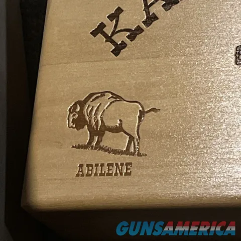 Colt Kansas Series Cow Towns Abilene Revolver Wood Box Case Display Img-2