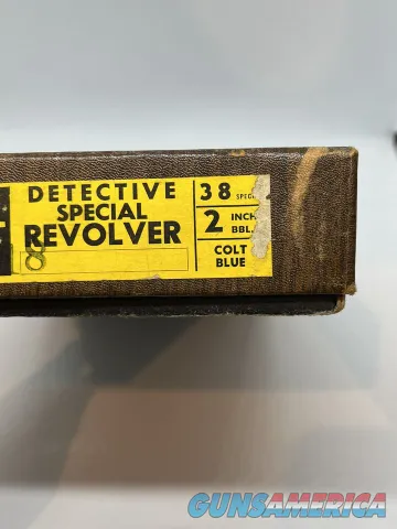 Colt Factory Box .38 SPL Detective Special Revolver 2 BARREL Blue Vintage Img-7
