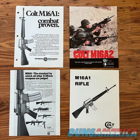 Colt M16A1 & M16A2 Handouts Advertising 