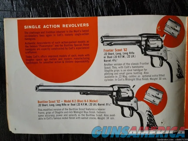  Colt & Remington Peters1970 Hunting Rifle & Handgun Advertising Brochures  Img-2