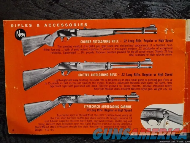  Colt & Remington Peters1970 Hunting Rifle & Handgun Advertising Brochures  Img-6