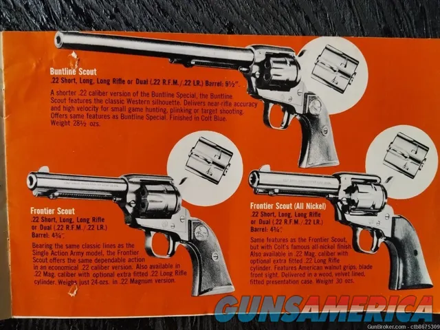  Colt & Remington Peters1970 Hunting Rifle & Handgun Advertising Brochures  Img-9