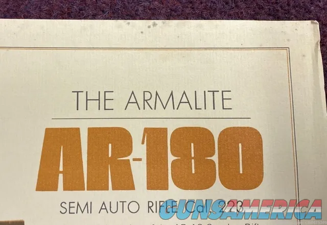 Armalite AR-180 Flyer Poster Advertisement 8.5 X 11 Inches Img-2