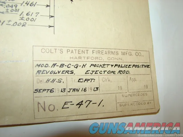 Colt 2 1913 Drawings Police Positive Img-6