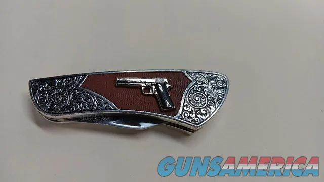 US Colt 1911 Franklin Mint Knife with Case Img-1