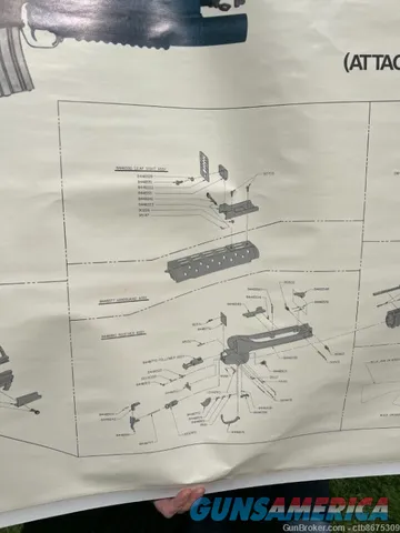 Colt Firearms Vinyl Show Display Banner M203 48 x 36 1987 RARE Img-5
