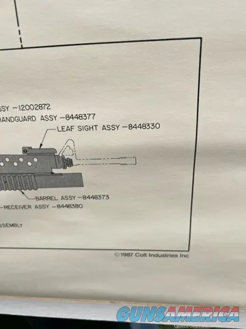 Colt Firearms Vinyl Show Display Banner M203 48 x 36 1987 RARE Img-6