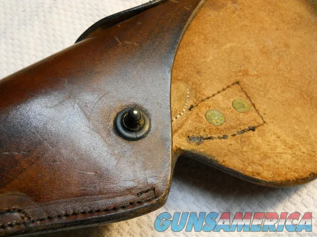 WWII USMC M1916 Leather Holster Colt 1911A1 Left Hand Img-4