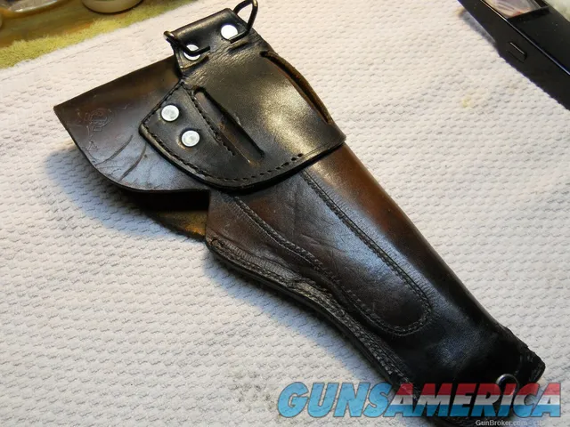 WWII USMC M1916 Leather Holster Colt 1911A1 Left Hand Img-6