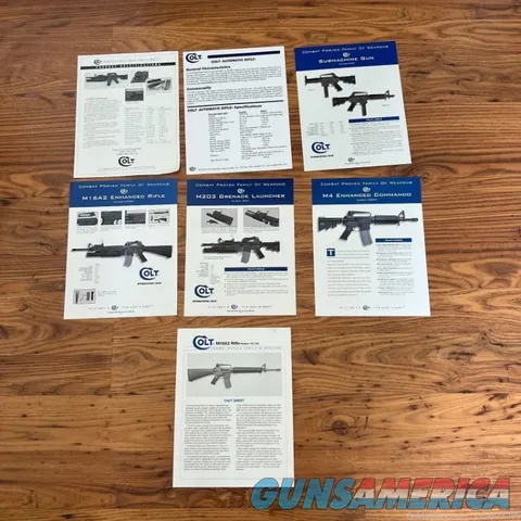 Colt AR-15 Variants Handouts Ephemera Lot of 7 Img-2