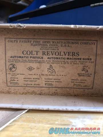 Colt Official Police Revolver Original Box Img-8