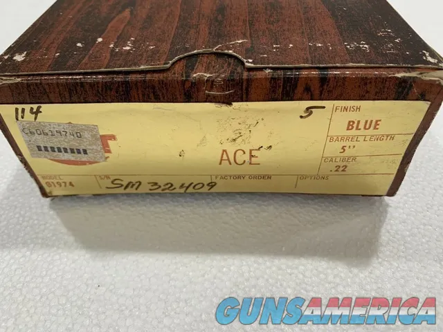 Colt Ace 1911 Pistol Box with Manual Factory Gun Box
