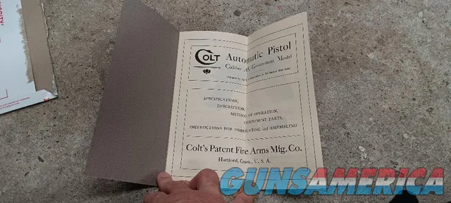 Colt Automatic Pistol 1911 Reproduction Instructions Img-2