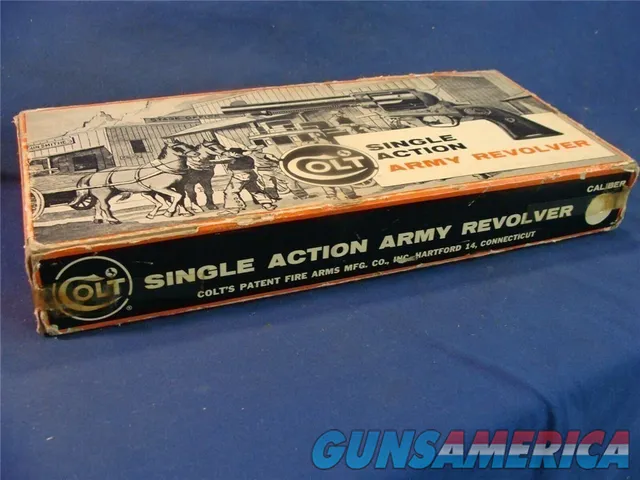 Colt Single Action Army 1960s Original Box Img-2