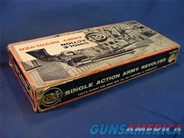 Colt Single Action Army 1960s Original Box Img-3