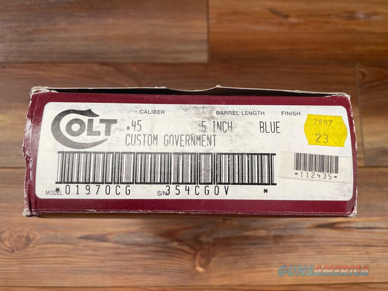 Colt Custom Government Genuine Factory B