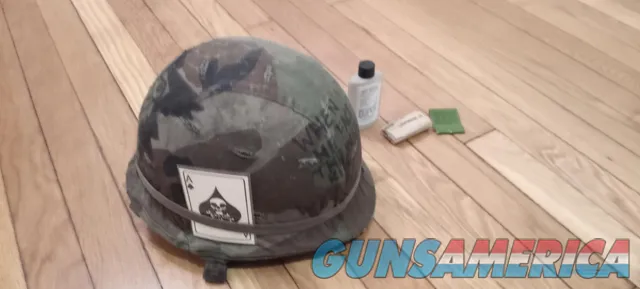 Vietnam Army Helmet with Accessories