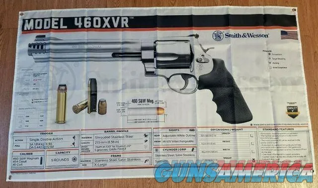Smith & Wesson 460XVR 3x5ft Banner