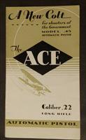 Colt Ace 1911 .22 Advertisement Pamphlet