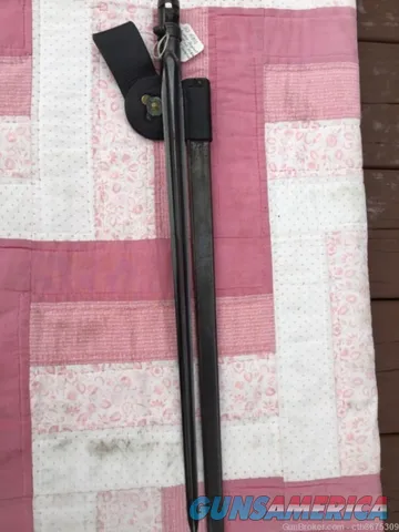 Springfield Cival War Socket Bayonet With Scabbard New Jersey Militia Img-7